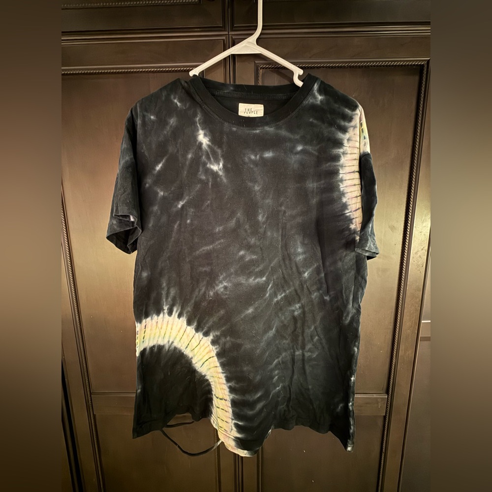 The People Vs Distressed Tie-Dye Tee Shirt